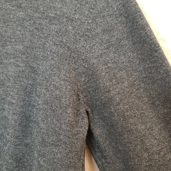 Carolyn Taylor Sweater Women Small Gray Full Zip Casual Work Everyday Basic - Picture 12 of 12